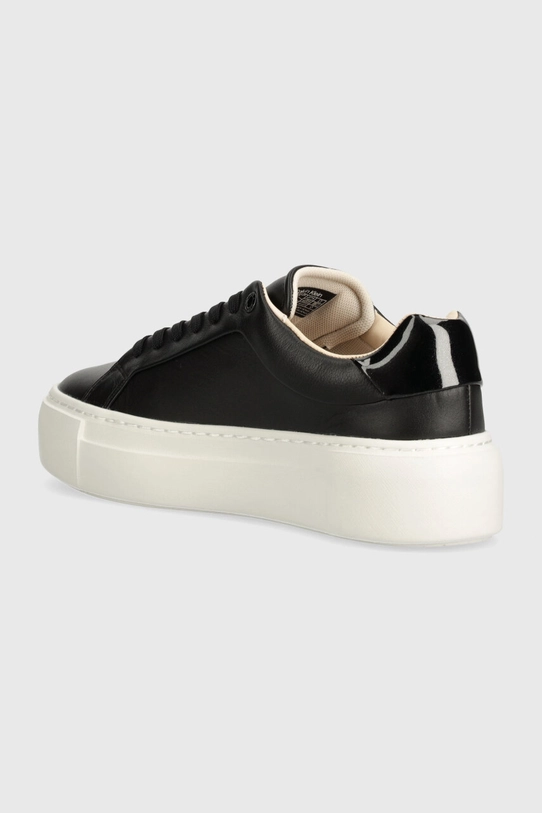 Obuća Kožne tenisice Calvin Klein FF CUPSOLE LACE UP W/ML LTH HW0HW02118 crna