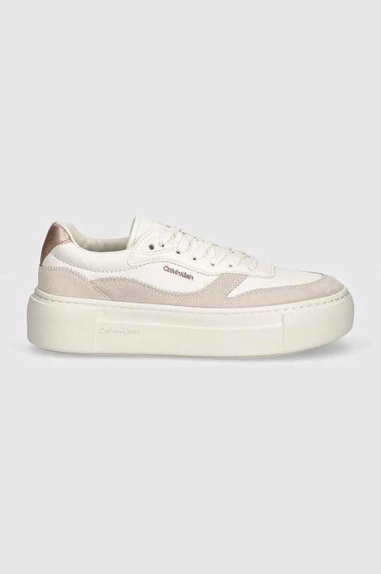 Маратонки Calvin Klein FF CUPSOLE LACE UP W/ML MIX M HW0HW02125 бял AW24