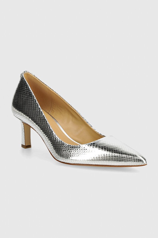 MICHAEL Michael Kors stilettos de piele Amara subțire argintiu 40T4AMMP1M.040