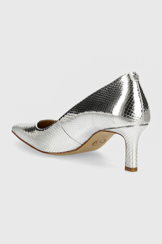 Obuwie MICHAEL Michael Kors szpilki skórzane Amara 40T4AMMP1M.040 srebrny