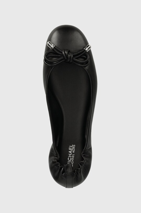 MICHAEL Michael Kors baleriny skórzane Astra czarny 40T4ATFP1L.001
