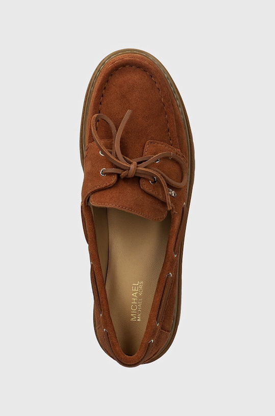 Μοκασίνια σουέτ MICHAEL Michael Kors Cameron καφέ 40T4CAFP1S.230