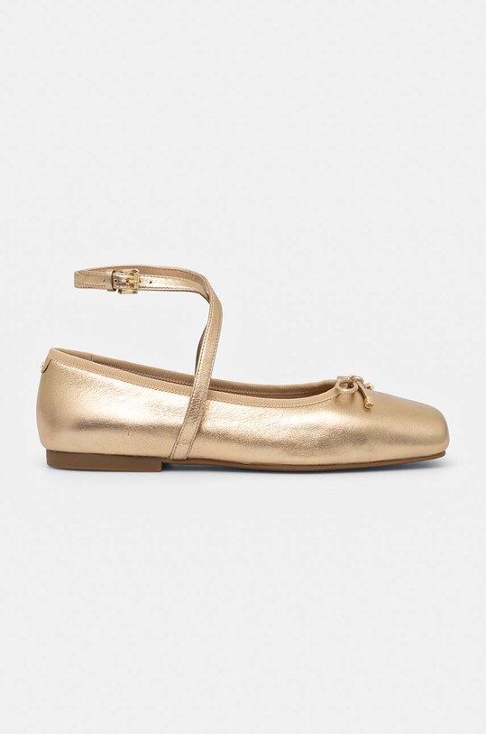 MICHAEL Michael Kors balerini de piele Collette aur 40T4CTFP1M.740