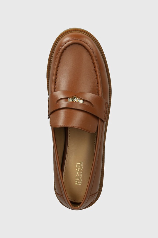 Kožené mokasíny MICHAEL Michael Kors Eden hnedá 40R4EDMP1L.230