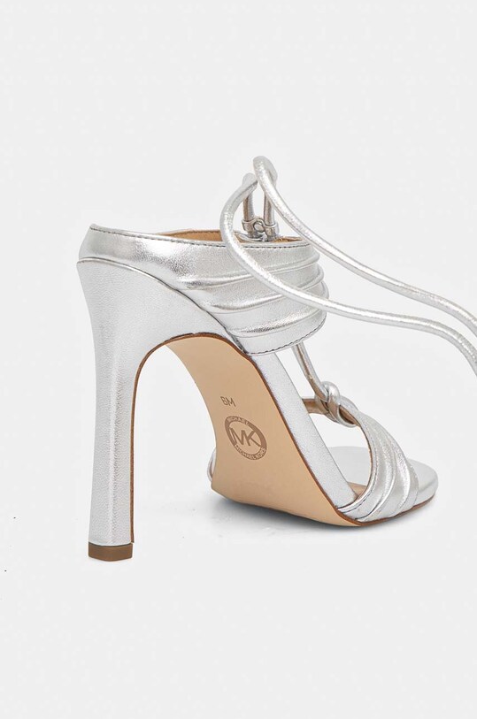 MICHAEL Michael Kors sandały skórzane Gabriella srebrny 40T4GBHS1M.040