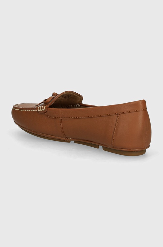 Încălțăminte MICHAEL Michael Kors mocasini de piele Juliette 40T4JTFR1L.230 maro