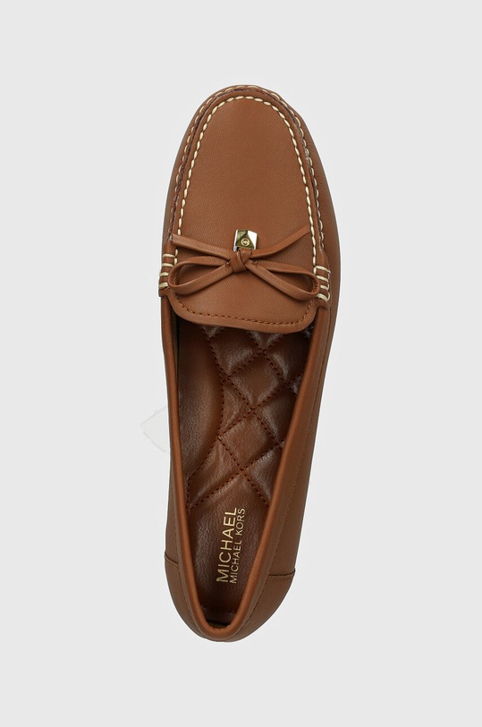 MICHAEL Michael Kors mocasini de piele Juliette maro 40T4JTFR1L.230