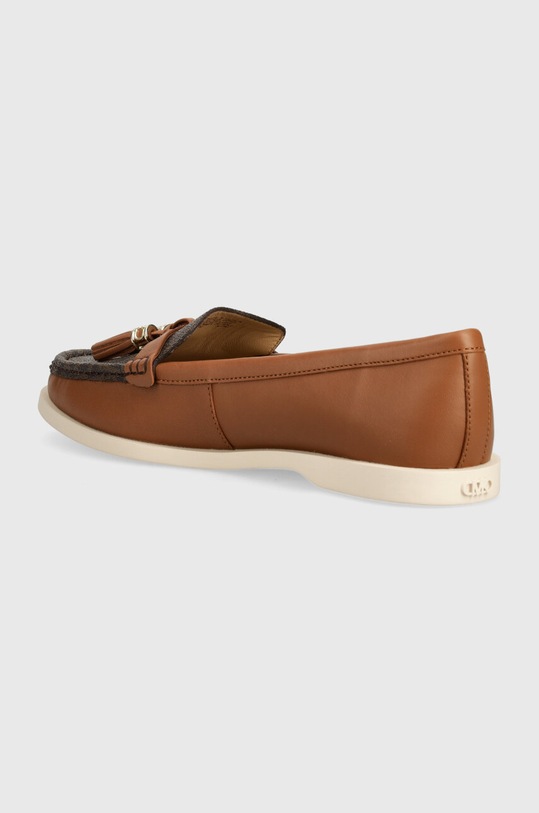 Boty Kožené mokasíny MICHAEL Michael Kors Kiernan 40T4KRFP1B.230 hnědá