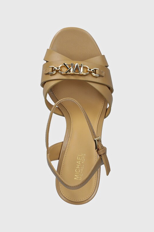 MICHAEL Michael Kors sandale de piele Tiffanie maro 40T4TFMS1L.222