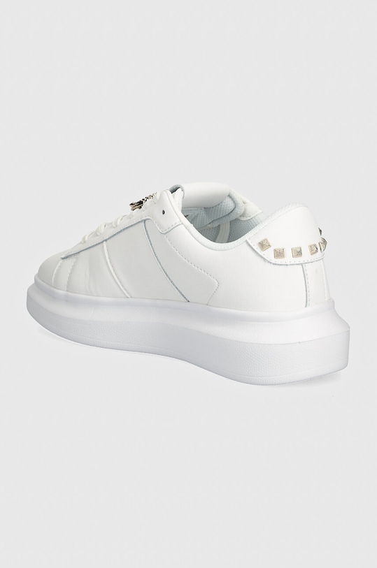 Încălțăminte Just Cavalli sneakers din piele 77RA3SB3ZPA67003 alb