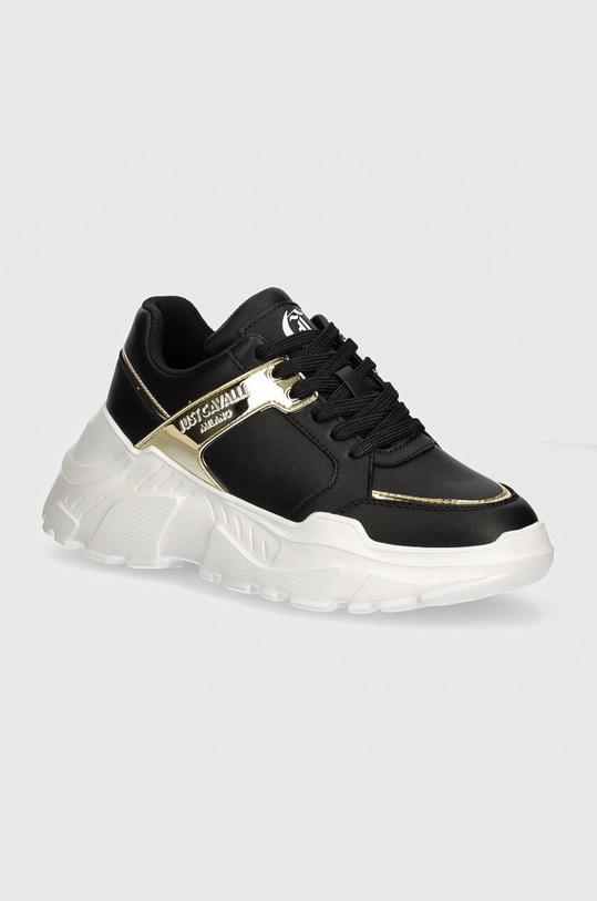 Just Cavalli sneakers sintetic negru 77RA3SL9ZPA71899