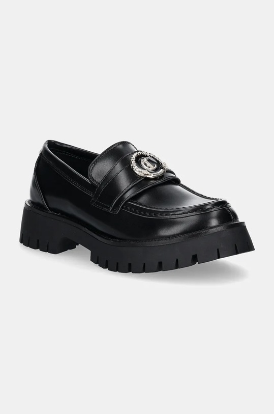Just Cavalli mocasini piele negru 77RA3S84ZS984899