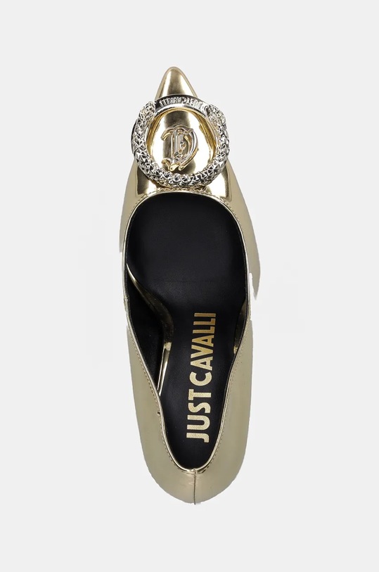 Just Cavalli pantofi cu toc aur 77RA3S16ZS984929