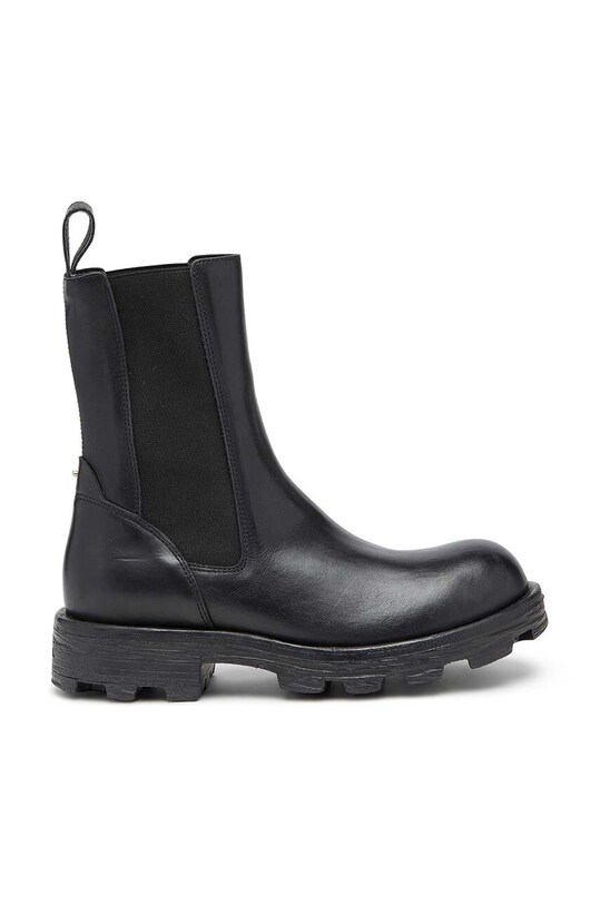 Diesel cizme de piele D-Hammer Ch W pana la 5 cm negru Y03080.P0927.T8013