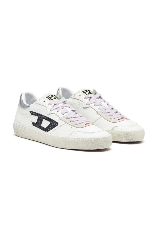 Diesel sneakers in pelle S-Leroji Low W Y03340.P6894.H1527 bianco AW24