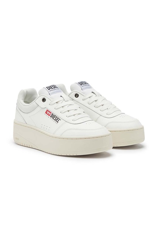 Diesel sneakers din piele S-Athene Bold Vtg W Y03405.P6952.T1015 alb AW24