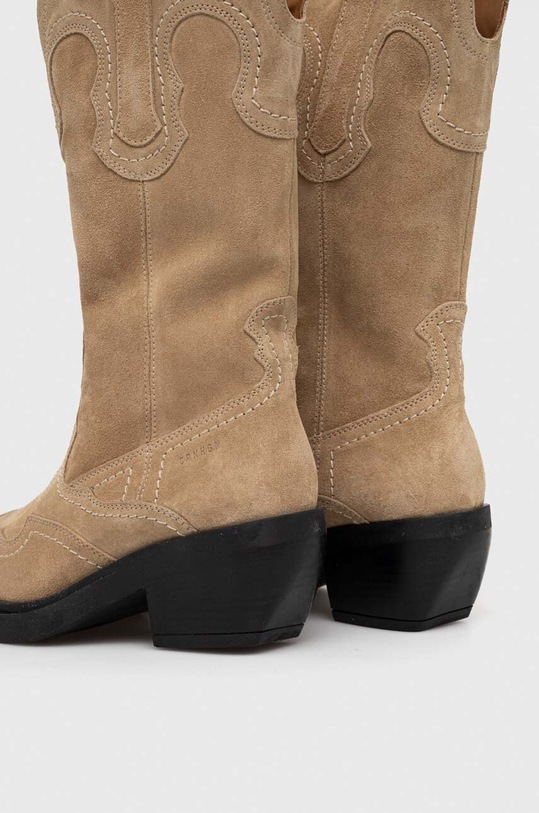 Semišové kovbojské topánky Copenhagen béžová CPH233