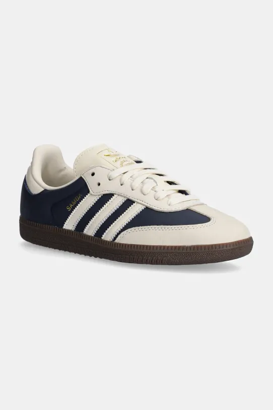 Kožené tenisky adidas Originals Samba OG nízký modrá IG1968