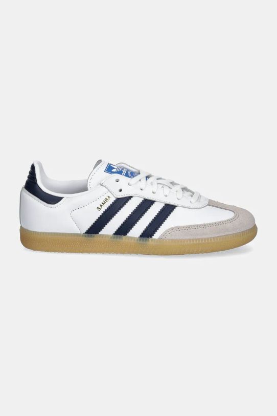 Кожени маратонки adidas Originals Samba OG JI4464 бял AW24