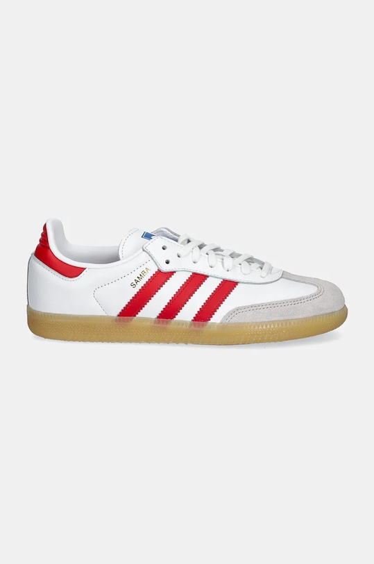 adidas Samba OG Cloud White Collegiate Red Gum JI4463 white AW24
