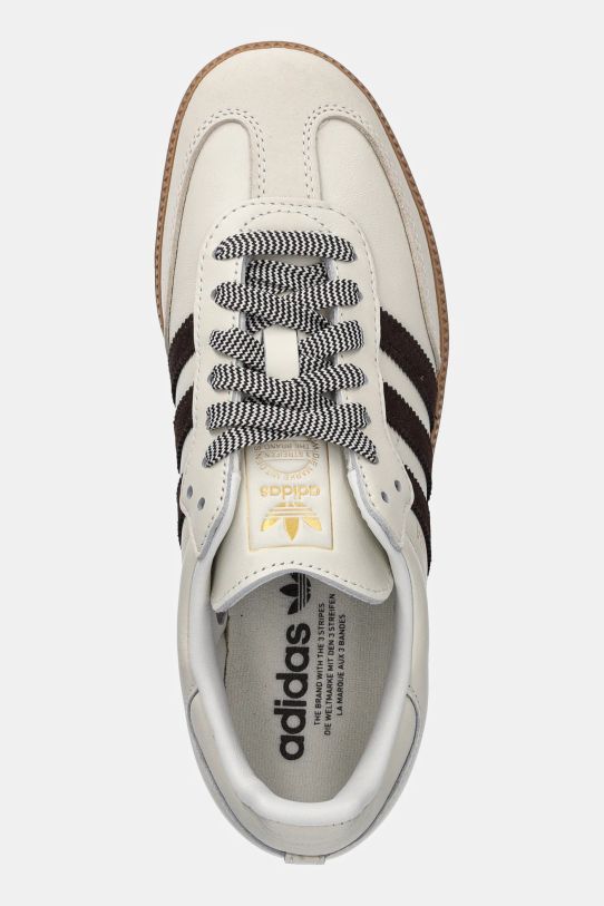 Δερμάτινα αθλητικά παπούτσια adidas Originals Samba OG μπεζ JS3181