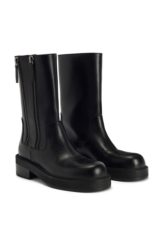 Giuseppe Zanotti cizme de piele Morris I470012.002 negru AW24
