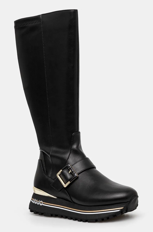 Liu Jo cizme LIU JO MAXI WONDER 81 pana la 5 cm negru BF4011EX01422222