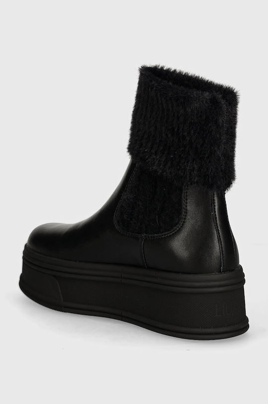 Încălțăminte Liu Jo ghete chelsea de piele SELMA 09 BF4075PX53622222 negru