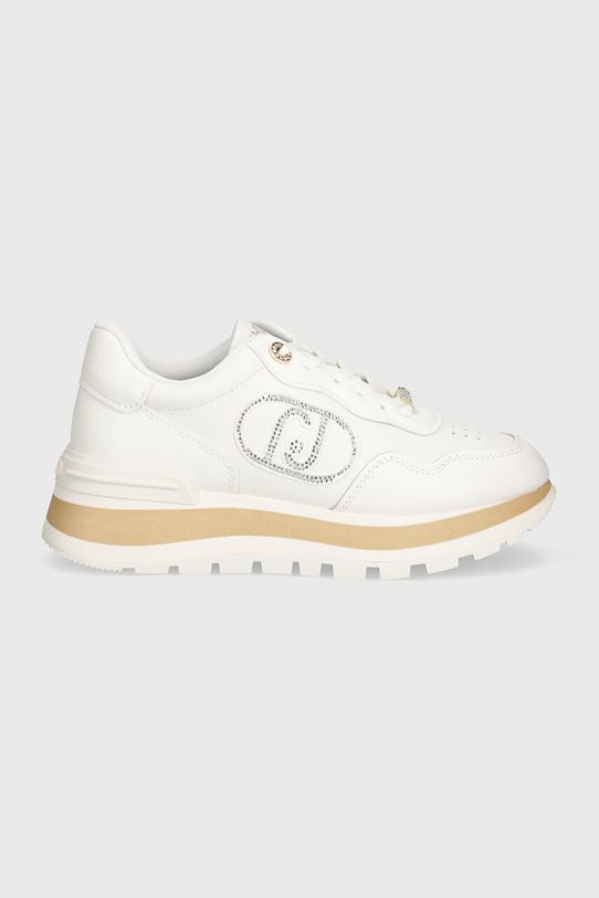 Liu Jo sneakersy skórzane AMAZING 20 BF4057PX33101065 biały AW24