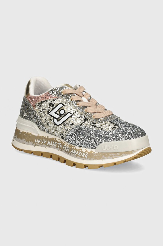 Liu Jo sneakersy AMAZING 26 syntetyczny srebrny BF4047TX007S3425