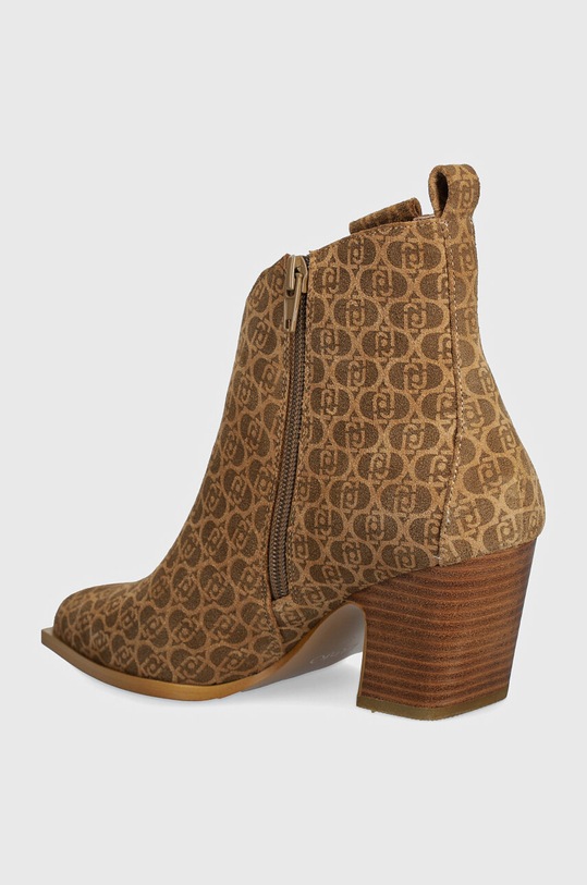 Încălțăminte Liu Jo cizme din piele intoarsa BELINDA 06 SF4033PX195S3427 maro