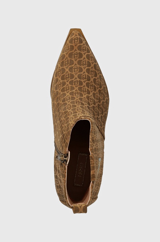 Liu Jo cizme din piele intoarsa BELINDA 06 maro SF4033PX195S3427