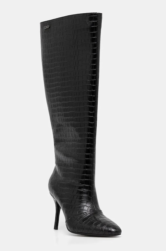 Liu Jo kozaki WHITE 01 imitacja skóry licowej czarny SF4159EX06822222