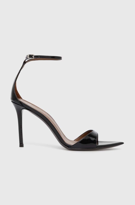 Giuseppe Zanotti sandały skórzane Intrigo I400006.002 czarny AW24