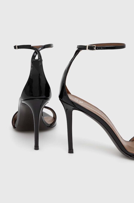 Obuv Kožené sandále Giuseppe Zanotti Intrigo I400006.002 čierna