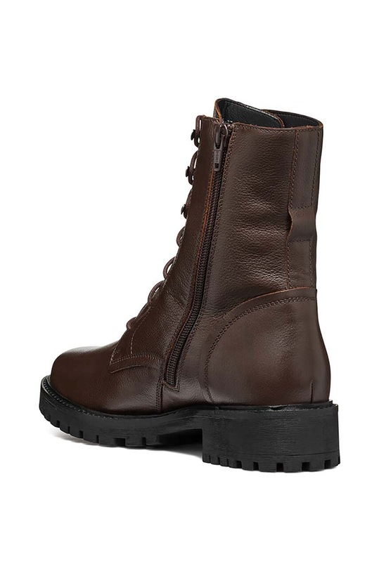 Geox cizme de piele D HOARA maro D94FTE.00046.C6021