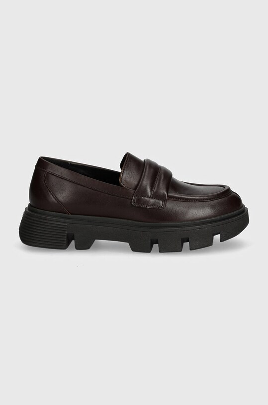 Geox mocasini de piele D VILDE D46UAC.00043.C6024 maro AW24