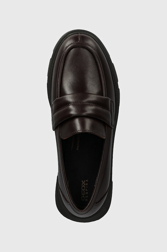 Geox mokasyny skórzane D VILDE brązowy D46UAC.00043.C6024