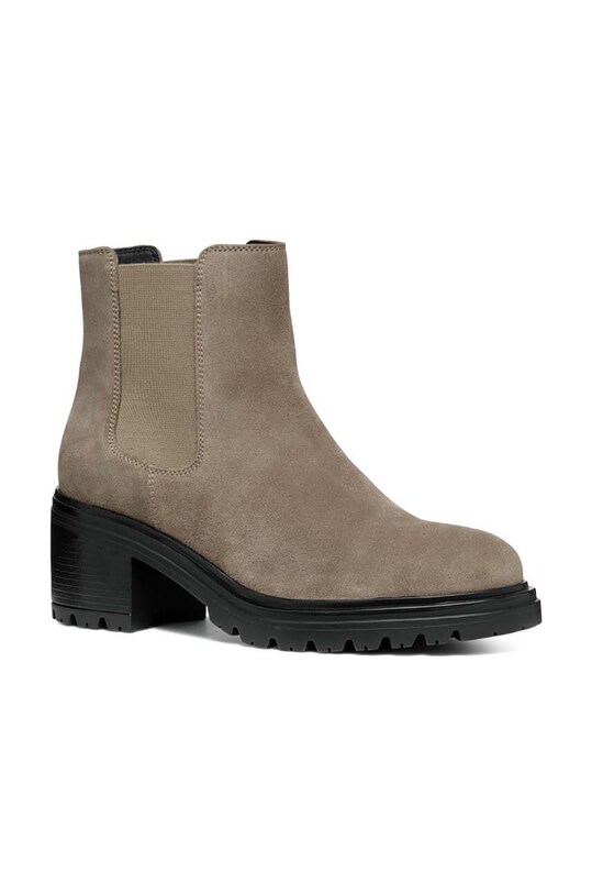 Geox cizme din piele intoarsa D DAMIANA D16QCE.022NH.C6029 bej AW24