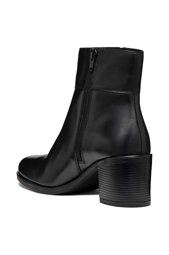 Geox cizme de piele D NEW ASHEEL negru D46FSC.00043.C9999