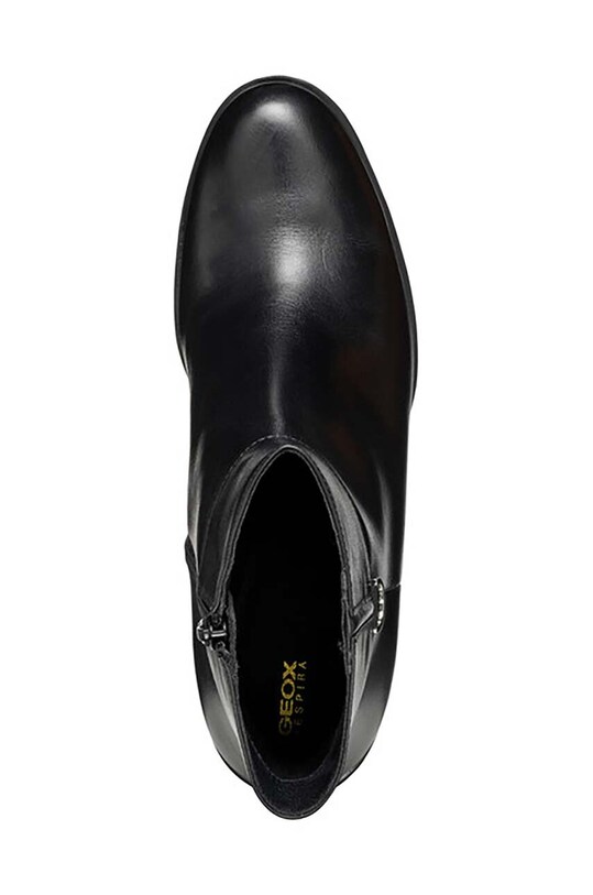 Geox cizme de piele D NEW ASHEEL D46FSC.00043.C9999 negru