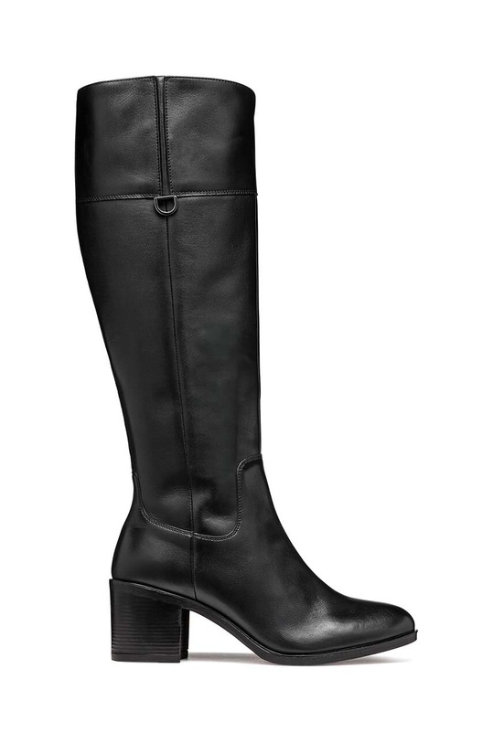 Geox ghete de piele D NEW ASHEEL 5-8 cm negru D46FSA.00043.C9999