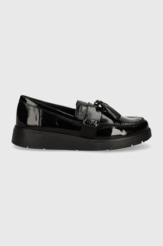 Kožené mokasíny Geox D ARLARA D04LCA.00067.C9999 čierna AW24
