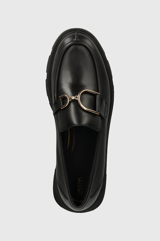 Δερμάτινα μοκασίνια Geox D VILDE μαύρο D46UAH.00043.C9999