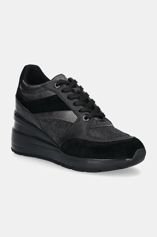 Geox sneakers D ZOSMA piele întoarsă negru D368LA.0LY22.C9999