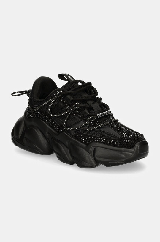Superge Steve Madden Spectator-R Imitacija zrnatega usnja črna SM11003240.001