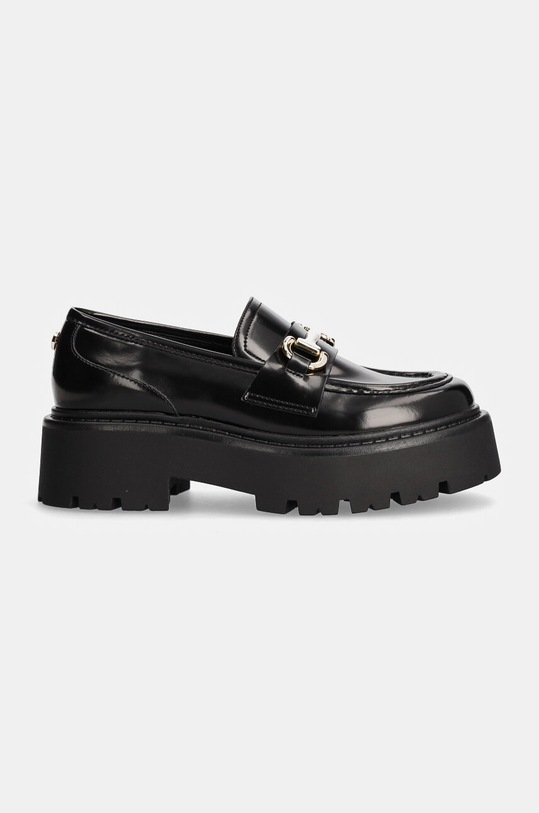 Steve Madden bőr mokaszin Occupy SM11003276.05O fekete AW24