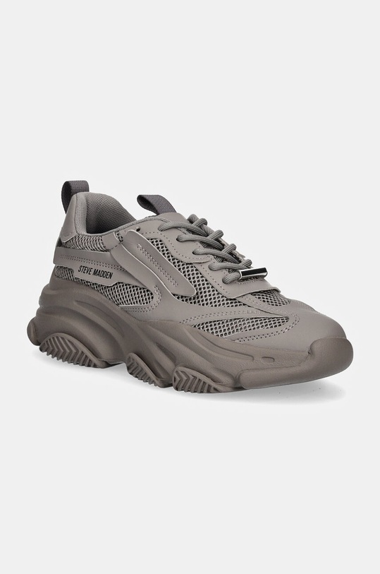 Кросівки Steve Madden Possession-E імітація лицьової шкіри сірий SM19000033.PMG