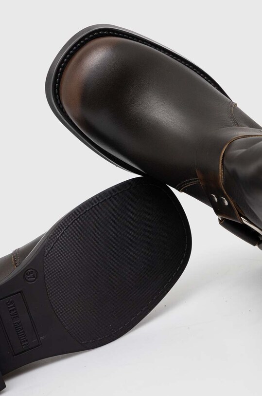 Δερμάτινες μπότες Steve Madden Beau SM11003069.207 καφέ