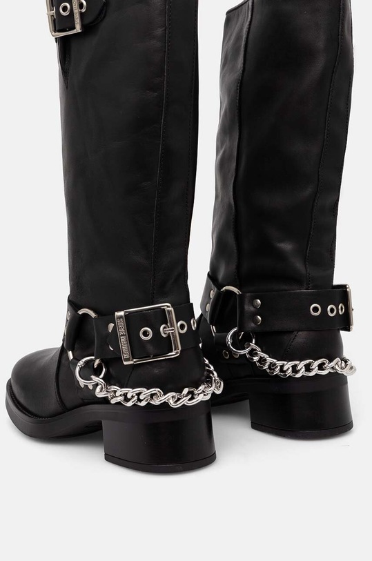 Παπούτσια Δερμάτινες μπότες Steve Madden Beau-C SM11003094.017 μαύρο